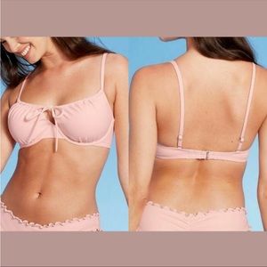 New Shade & Shore bikini swimsuit top 38D